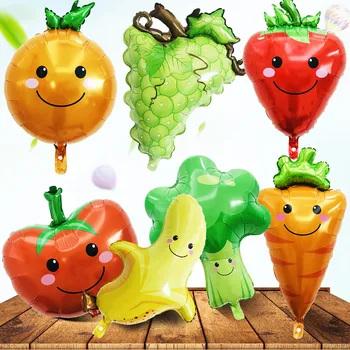 5tk Puu-Arbuus Oranž Foolium Sünnipäeva Õhupallid Köögiviljad Puuviljad Pool Õhupallid Sünnipäevaks Pallid Pulmad Decor Puhkus