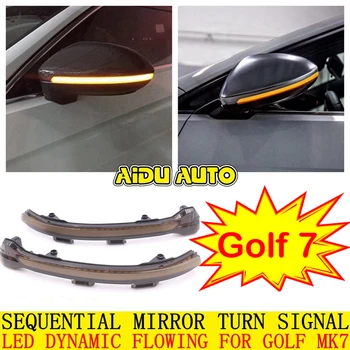 AIDUAUTO Golf MK7 7.5 7 GTI R GTD Dünaamiline Blinker LED suunatuled Sportsvan Touran Küljel Peegel Hele
