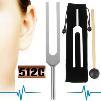 512HZ Tuning Fork Kirurgilise Diagnostika Meditsiini-Vahend Füüsilise Tšakra Haamer