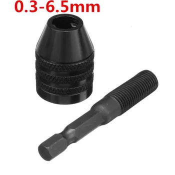 0.3-3.6 mm / 0.3-6.5 mm / 0.6-8mm Võtmeta avamis-ja Trelli Padrun 1/4 Tolli Hex Varre Quick Change Adapter Converter Pöörlevad Tööriistad