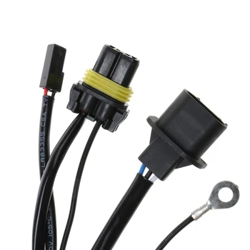 Auto Juhtmestiku Töötleja Auto Relee Wiring Harness Universal 12V 35W/55W HID Hi / Lo Bi-Xenon Plug-N-Play Auto Tarvikud