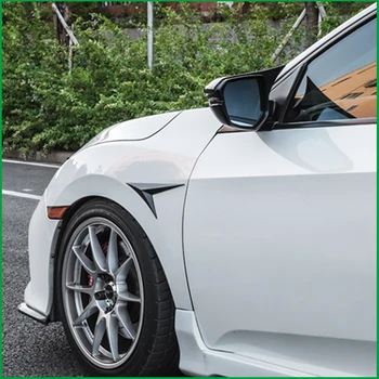 Honda Civic 10. 2016 2017 2018 ABS süsinikkiust Värvi Auto Küljel Lõhik Poritiiva Seest Kaunistamiseks Katab Kleebise Sisekujundus