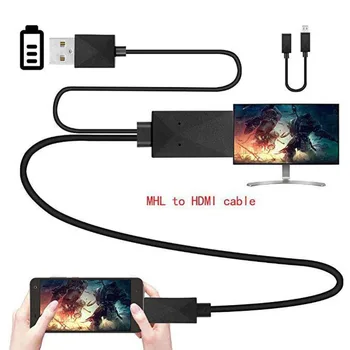 5 Pin & 11 Pin-1080P MHL-Micro-USB-HDMI-Cable-Adapter Converter For Samsung S4 S5 Lisa 4 Ja Muu Android Telefonid