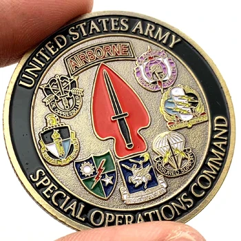 USA Sõjaväe Army Special Operations Command Väljakutse Müntide Kogumise Sõjaline Väljakutse Medal Müntide Kogumine