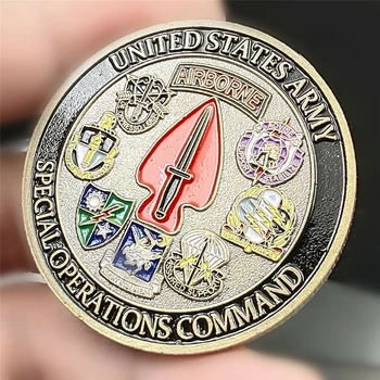 USA Sõjaväe Army Special Operations Command Väljakutse Müntide Kogumise Sõjaline Väljakutse Medal Müntide Kogumine