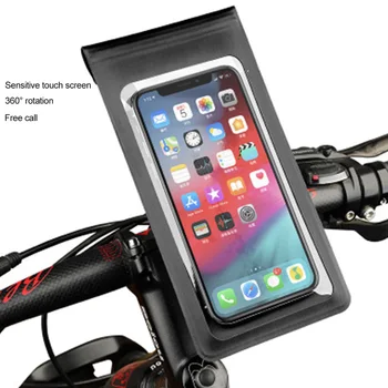 Bicycle Telefon Hoidja Kott Juhul Puudutage Ekraani Bike Mootorratta Lenkstangi Juhul Veekindel Kott Jalgrattasõit Mobiil Seista Toe Kate