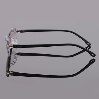Uus Frameless Lugemise prillid Naised Mehed Lõigatud Serv Anti Sinine Valgus Vaik film Ladiex Mees Presbyopic TR90 R207