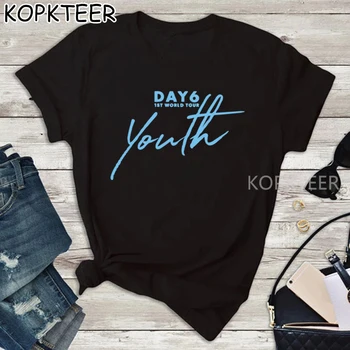 Day6 Noorte Suvine Vabaaja Naised Naised Tshirt Vintage Print T-Särk Brändi Mood T-Särk Naistele, Naiste Top Tee Särk Homme
