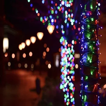 GYPSOPHILA 10M 100 LED Jõulud tuled, RGB valgus, IP65, veekindel OMERIL string tuled, kasutatud Jõulud teenetemärgi