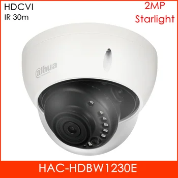 Starlight HDCVI Dahua Kaamera HAC-HDBW1230E 2MP Smart IR 30m Veekindel Siseruumides Väljas Dome kaamera CCTV Kaamera