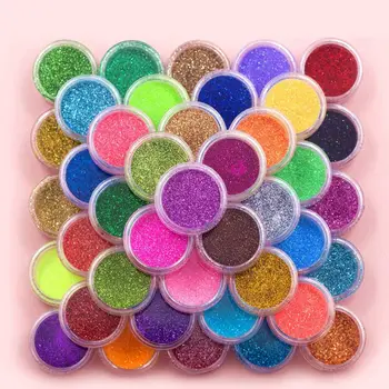 45 Värvid Epoksüvaik Pigment, Mica Pulber Särab Sequains Nail Art Ehted Tegemine