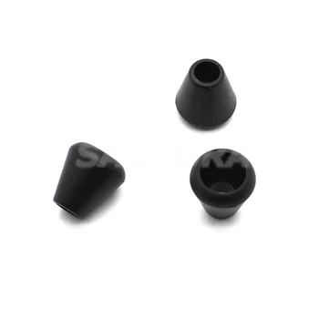 500pcs/pack Must Lukuga Tõmba Bell Korgiga Ilma Kaane Juhe Lukk Plast Must Auk Suurus:5mm