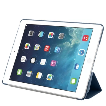 Case for iPad Air 2 Õhu-1 Magnet Matt Nahk Smart Cover for iPad Õhu Juhul Seista Klapp Wake/Sleep for iPad A1566 A1567 A1474