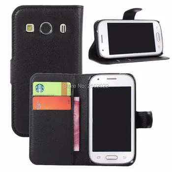 Luksus Rahakott PU Leather Case For Samsung Galaxy Ace 4 Style LTE G357 G357FZ SM-G357 4.3