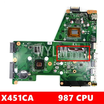 X451CA Emaplaadi 987CPU Ilma Rmotherboard REV2.0 ASUS X451C F451 F451C X451CA Sülearvuti emaplaadi Testitud, Töötab Hästi