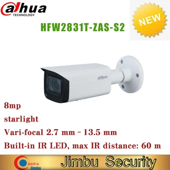 Dahua Väljas ip-kaamera POE 8MP starlight IPC-HFW2831T-ZAS-S2 Vari-focal WDR Bullet kaamera onvif videovalve süsteem