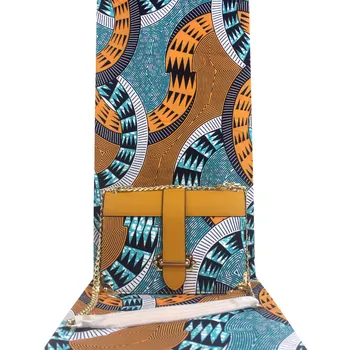 Kõrge Kvaliteediga Aafrika Vaha Prindib Kangas 6 meetrit Aafrika Vaha Käekott Set print vaha kotid aafrika riidest kotid H19012501