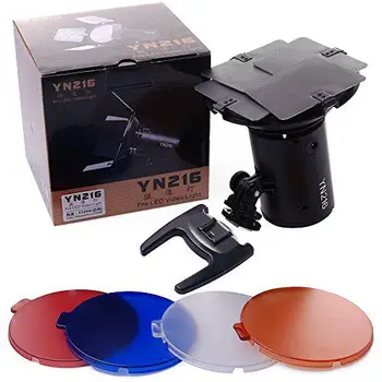Yongnuo YN216 5500K/3200-5500K Bi-color LED Video Fill Light Valgustus 4 Värvi Filtrid YN-216 jaoks DV DSLR Camera Canon, Nikon