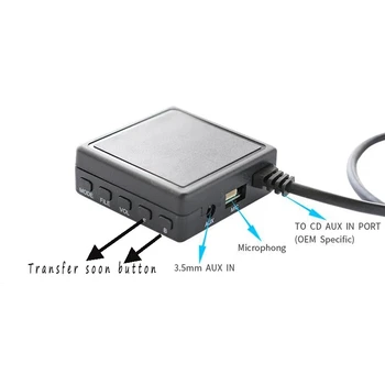 Olink 2019 RNSE Headunit Traadita Bluetooth Mikrofon Aux Adapter TF USB Flash Drive Audi A3 A4 A6 A8 TT R8 RNS-E 32Pin