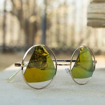 Dokly 2019 Mood Kolmnurk objektiivi Vintage Ringi Päikeseprillid Naistele Brändi Disainer päikeseprillid Naistele Oculos De Sol Feminino Gafas