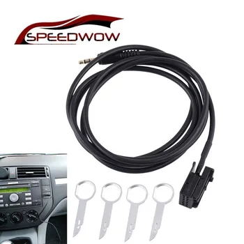 SPEEDWOW 12V 3,5 mm Auto Auto Liides, AUX-in Audio Adapter Ford Focus Mondeo, C-Max, S-Max 6000 CD AUX Kaabel Input MP3-Kaabel