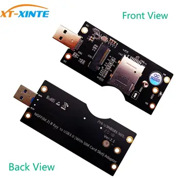 XT-XINTE jaoks NGFF(M. 2) USB 3.0 Adapter SIM-8pin kaardi Pesa 3G/4G/5G Moodul