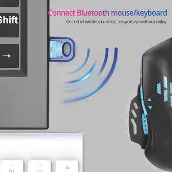 USB-5.0 Bluetooth Adapter Bluetoothi 5.0 Saatja ARVUTI Sülearvuti Klaviatuur Bluetooth Saatja Mini BT Saatja