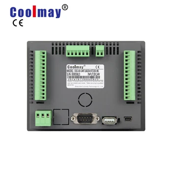 Coolmay 4.3 tolline 12di 12do relee väljund rs485 rs232 tööstus-kõik ühes plc touchscreen