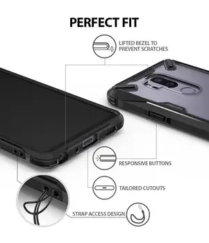 Algne Ringke Fusion X Telefoni Puhul LG G7 Selge Raske ARVUTI Tagasi Soft TPU Kaitseraua Tilk Kaitse Kate LG G7 Õhuke Q