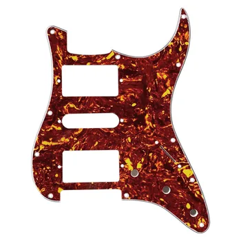 FLEOR 11 Augud Strat Kitarri Pickguard HSH Nullist Plaadi Ameerika-Mehhiko Electric Guitar Osad,Puhas Alumiinium Foolium Kilp