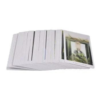 79PCS Purskkaev Tarot Kaardid Tekile lauamänge Reisiraamat Hõbe kullatud Tabel Mäng Kaardid Pere Kogumine Isiku mängukaarti