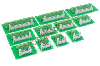 IDC40 meeste 40P terminal block breakout pardal idc 40 pistik PLC relee adapter DIN Rail Paigaldus 2row C45 35mm