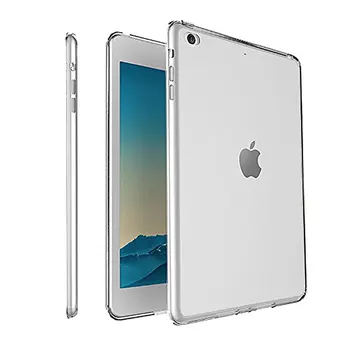 Pehmest Silikoonist TPÜ Tablett Tagasi Case For iPad Õhu 1 2 Transparent Cover For iPad Mini 1 2 3 Pro 9.7 10.5 Crystal Protective Case