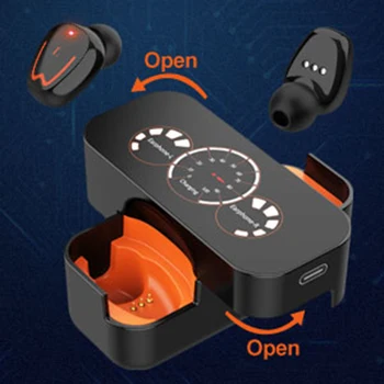 V1 TWS 5.0 Bluetooth Juhtmeta Kõrvaklapid Mikrofoniga Touch Control IPX7 Veekindel Sport Stereot Muusika Earbuds Peakomplekt