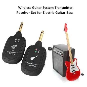 Traadita Süsteemi Vastuvõtja USB Laetav Electric Guitar Pikap Saatja Muusikasõpradele Mängib Tarvikud
