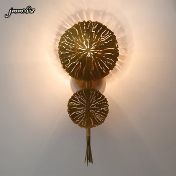 Jmmxiuz Modern art deco seina lamp kuld applique AC110V 220v LED seina lamp pere ja hotell