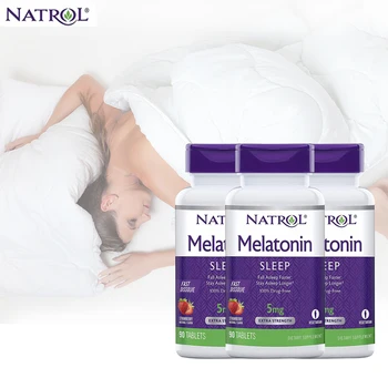 Natrol Melatoniini 5 Mg 90 Tk Maasika Maitse