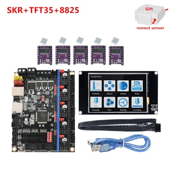 SKR V1.3, 32-bitine Arm emaplaadi + TFT35 värviline ekraan lcd üksus 3D printer upgrade kit + stepper juht jaoks ender 3 cr-10 osa