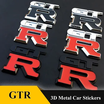 1tk 3D Metallist Embleem, Rinnamärk Kleebis Auto Stiil GTR Märgistamise NISMO Racing Decal GT-R R32 R33 R34 R35 370Z Auto Tarvikud