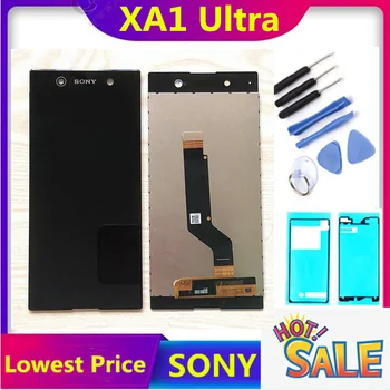 ALGNE LCD Sony Xperia xa1 ultra LCD-Ekraan ja Puutetundlik Digitizer assamblee G3221 G3212 G3223 LCD ekraan