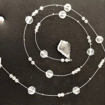 Crystal Glass Bead Kardin Luksus Elutuba Magamistoa Aken Uks Pulmapidu Decor Kodu Kaunistamiseks