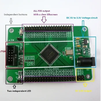 TB282 ALTERA MAX II EPM570 CPLD Süsteemile Core Arengu Pardal EPM570T100C5N Asendada EPM240 PLD FPGA Programmeeritavad