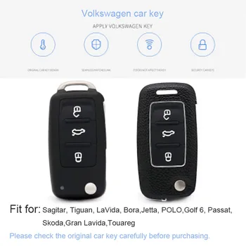 Volkswagen Sagitar/Tiguan/LaVida/Bora/Skoda/POLO/Gran Lavida Auto Võti Katab Kest Auto Võti Juhul Võtmehoidja