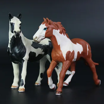 Loomade Hobune Mudeli Simulatsiooni Eluslooduse Ratsu Kvartalis Clydesdale Hobune Tegevus Arvandmed Kujukeste PVC Kogumise Mänguasi