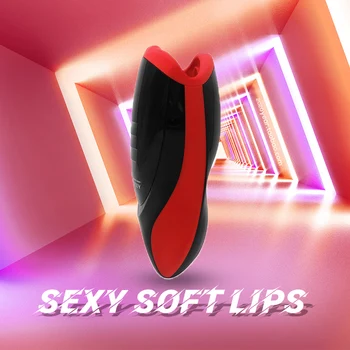 Mees Suulise Masturbator, mis võimaldavad Simuleerida Imemiseks Keele Köniinsä Sex Machine Smart Voice Interaction Täiskasvanud Sugu Mänguasjad Meestele