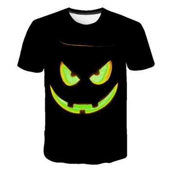 Metsik Trend Halloween T-särk Meeste Värviga Õudus 3D Trükitud T-särk O-Kaeluse Street Top enimmüüdud Lõbus T-särk 2020