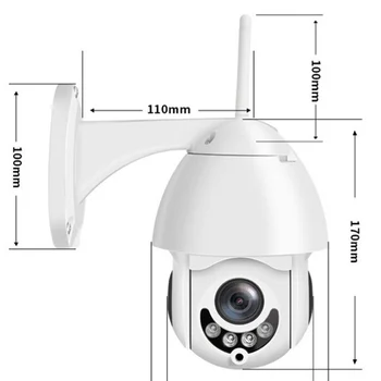 Uus IP-Kaamera, Onvif, WiFi, 2MP HD 1080P Traadita Speed Dome CCTV IR Kaamera Väljas Turvalisuse Järelevalve NetCam IP Camara