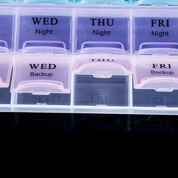 4. Rida 28 Ruutu 7 Päeva Nädalas Tablett Pill Narkootikumide Kasti Omanik Meditsiin Ladustamise Korraldaja Konteineri Puhul Dispenser Tervishoid