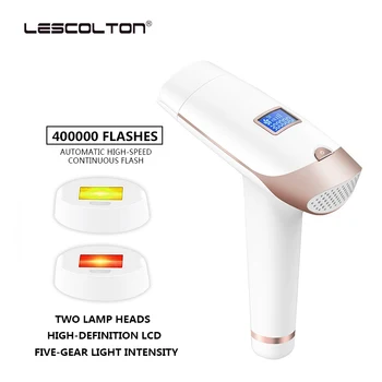 Lescolton T009i depilator laser 400000 impulss IPL ja Laser Karvade Eemaldamise Seade Alaline Karvade Eemaldamise IPL ja laser Karvade Eemaldamist