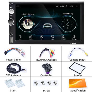 Podofo 2 din Android Auto Multimeedia Mängija, Universaalne Auto Raadio 2din GPS Autoradio Volkswagen Nissan Hyundai ja Kia toyota CR-V